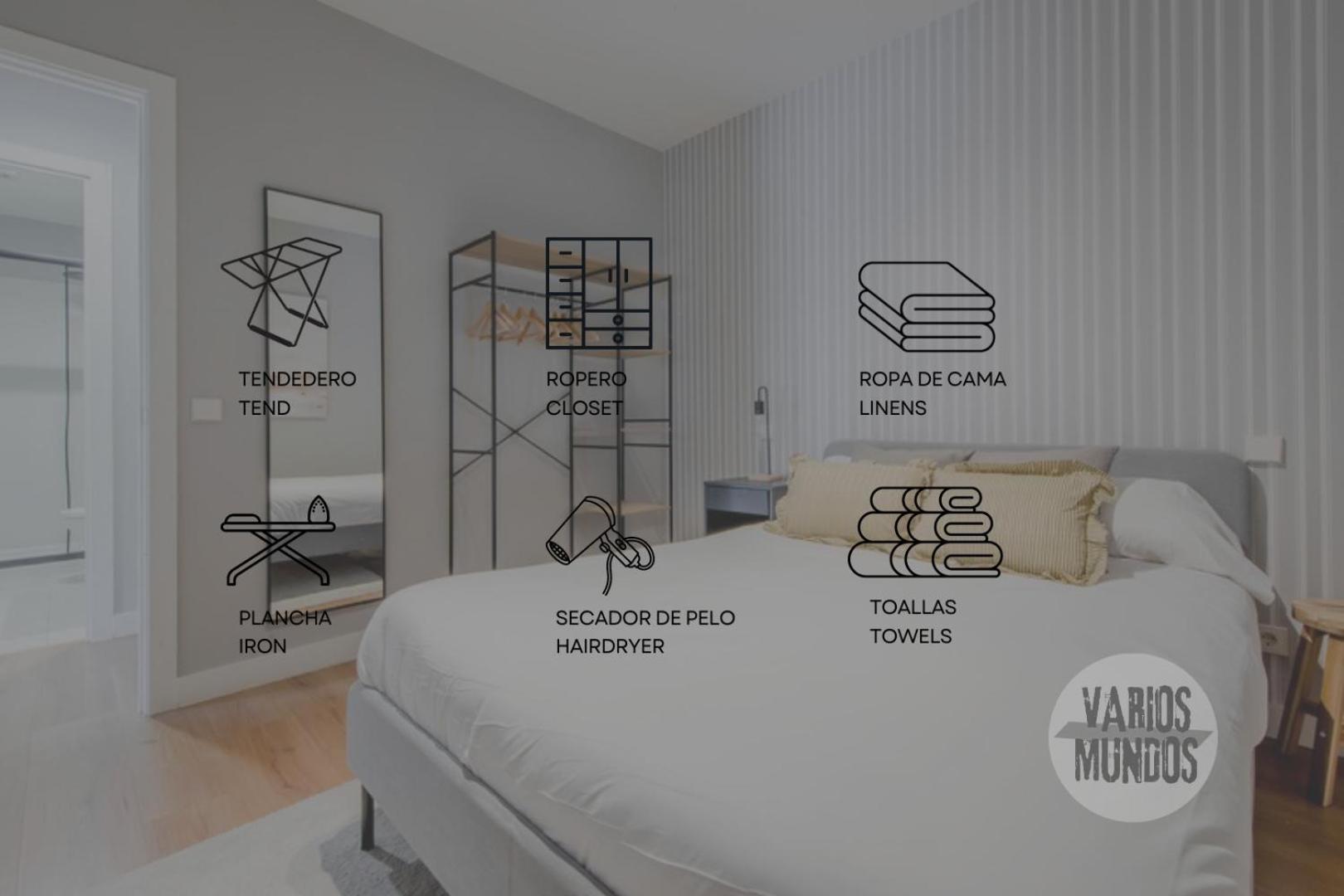 Modern Apt & Cool Interior Design A 20 Metros Del Retiro E1 Madryt Zewnętrze zdjęcie